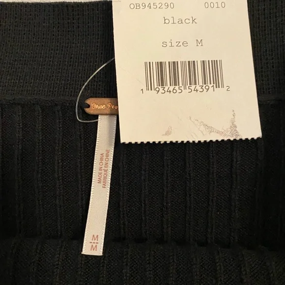 FREE PEOPLE FAUX WRAP RIBBED SKIRT - Picture 8 of 9